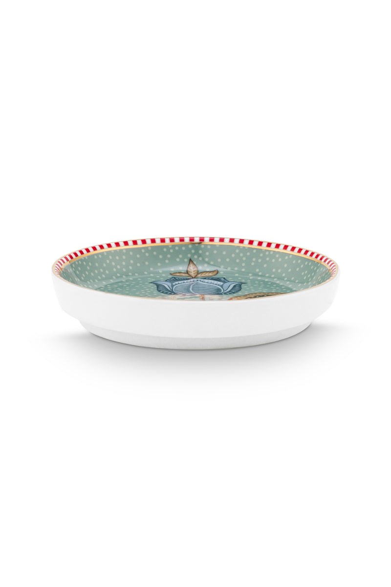 Pip Studio Blooming Tales Fantasy Blue Theetip - Porselein - Ø 9 cm