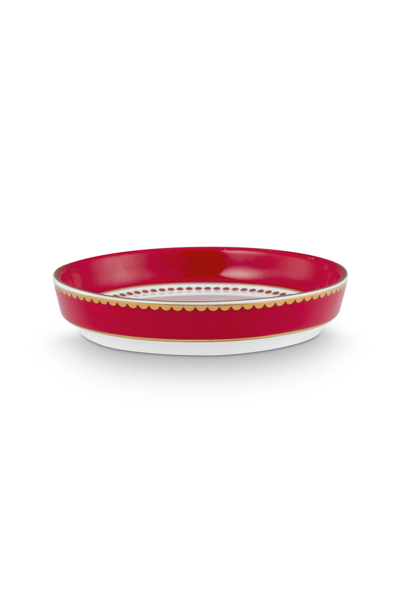 Pip Studio Love Bird Red Theetip - Porselein - Ø 9 cm