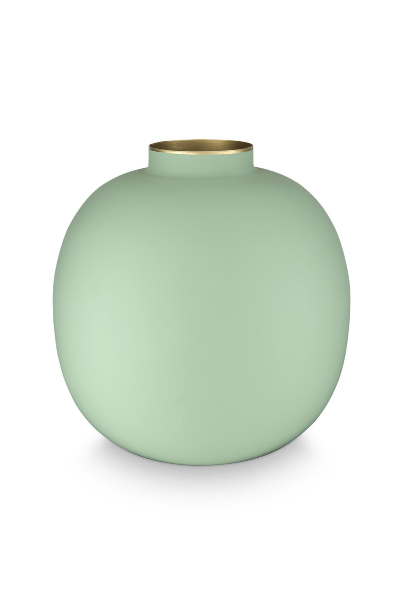 Pip Studio Vaas - Bright Green - Metaal - 23 cm