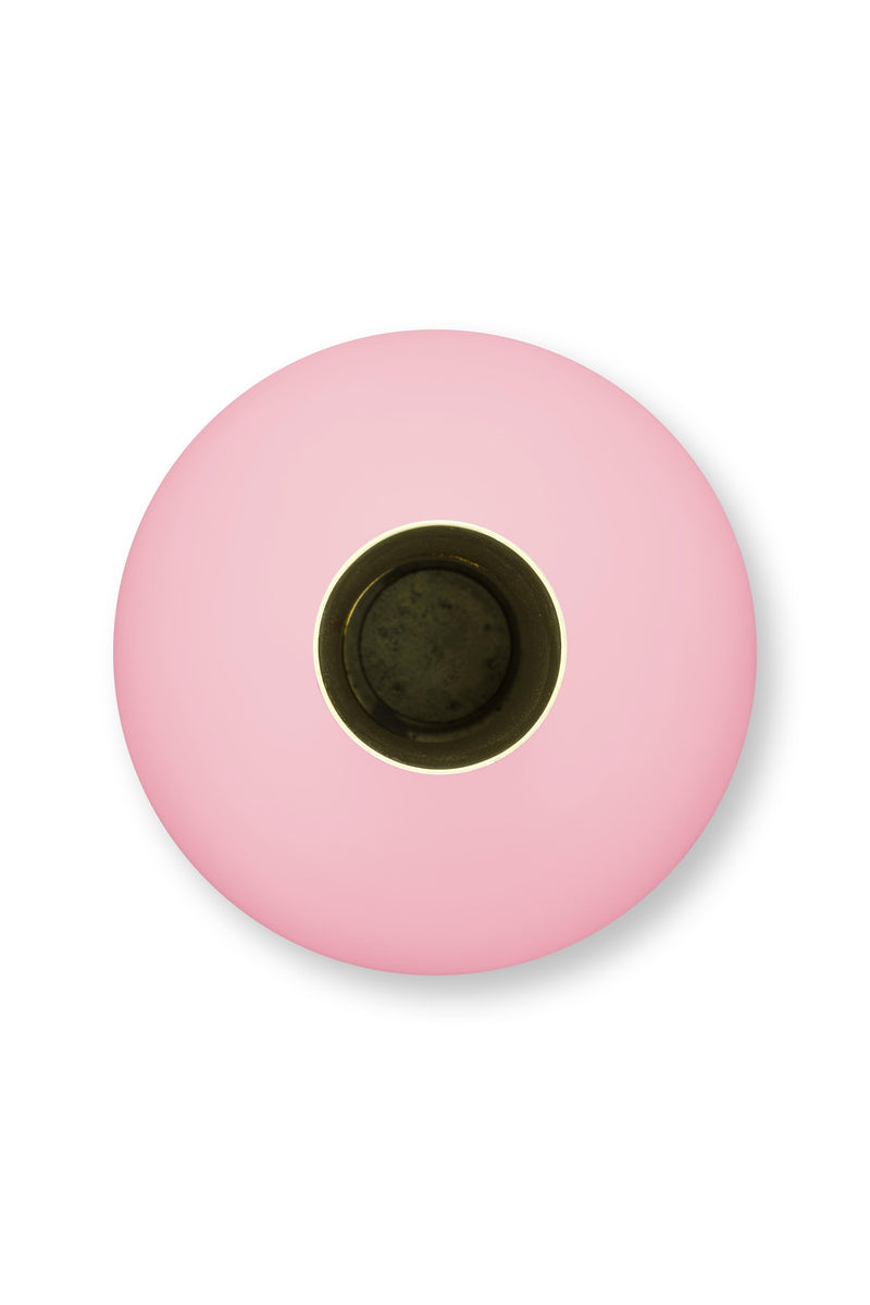 Pip Studio Vaas - Matt Light Pink - Metaal - 24,5 cm x 42 cm
