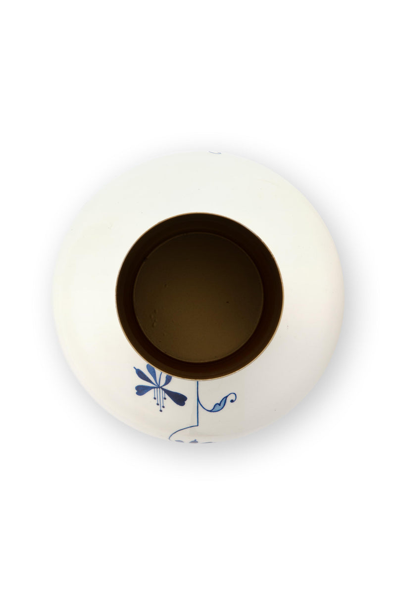 Pip Studio Vaas - Pip & The Blue Bird Blue - Metaal - 30 cm