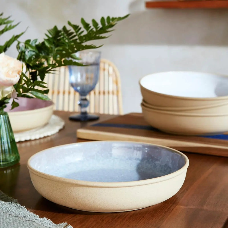 Portmeirion Mirerals Aquamarine Schaal - Aardewerk - Ø 22,2 cm