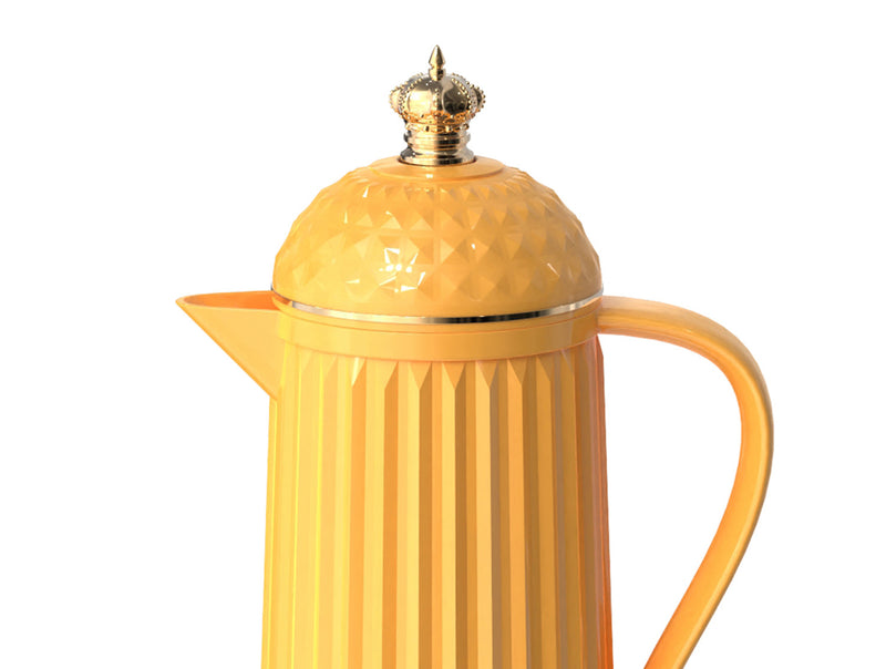 Present Time Crown Thermosfles - Geel - 920 ml