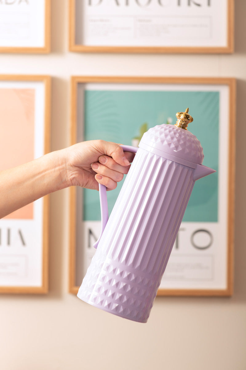 Present Time Crown Thermosfles - Paars - 920 ml