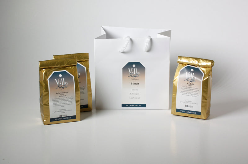 Koffie Proefpakket - Bonen of Vers Gemalen -  3 x 100 gram