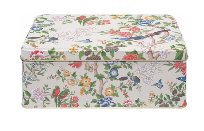 Sanderson Chinoiserie Hall Blik - Metaal - 19,5 cm x 15,5 cm x 7,5 cm