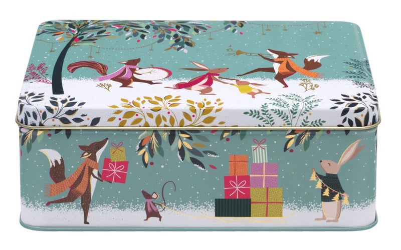 Sara Miller London Woodland Tales Blik - Metaal - 19,5 cm x 15,5 cm x 7,5 cm