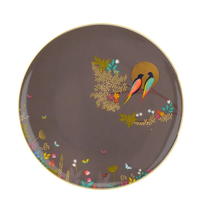 Sara Miller London Chelsea - Dark Grey - Ontbijtbord - Fine China - Ø 20,4 cm