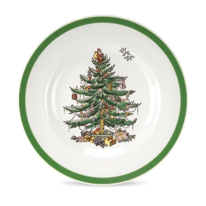 Spode Christmas Tree Gebaksbordje - Porselein - Kerstmis - Ø 15 cm