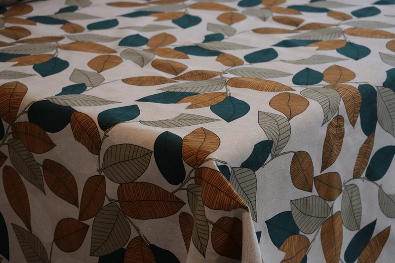 Tafelkleed - Gekleurde Bladeren - 80% Katoen - 20% Polyester - 250 cm x 140 cm