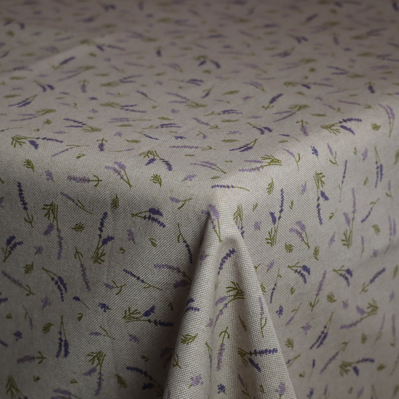 Marbella Tafelkleed - Lavendel - 80% Katoen - 20% Polyester - 180 cm x 140 cm