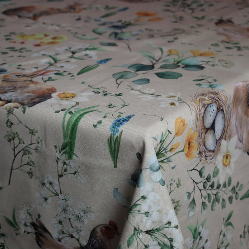 Marbella Tafelkleed - Pasen - 80% Katoen - 20% Polyester - 180 cm x 140 cm