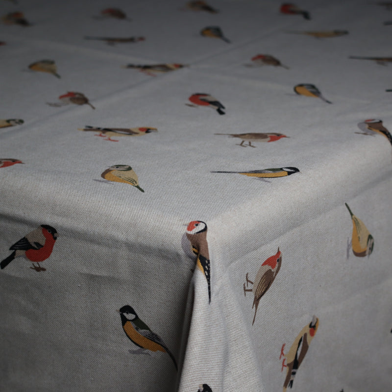 Marbella Tafelkleed - Vogeltjes - 80% Katoen - 20% Polyester - 180 cm x 140 cm