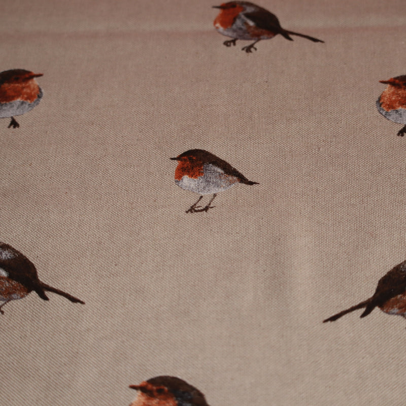 Marbella Tafelloper - Roodborstjes - 80% Katoen - 20% Polyester - 50 cm x 140 cm