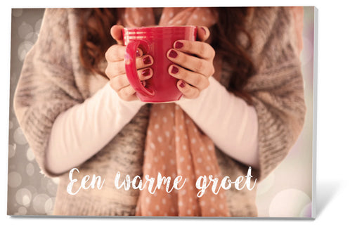 Thee in een Kaartje - Een warme groet