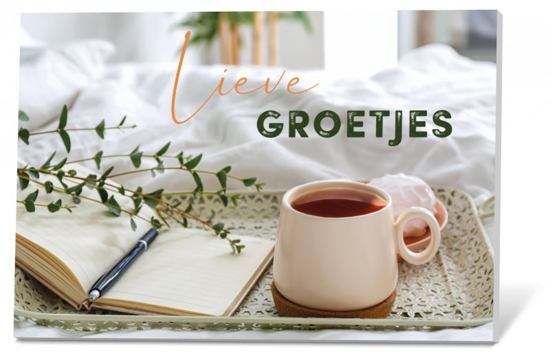 Thee in een Kaartje - Lieve groetjes