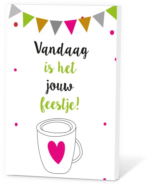 Thee in een Kaartje - Vandaag is het Jouw Feestje