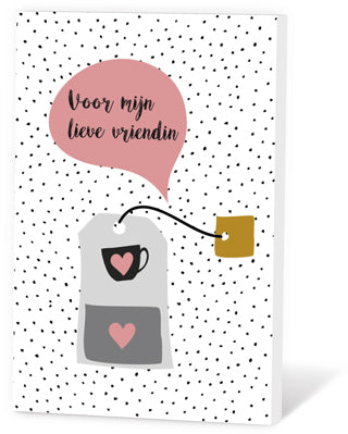Thee in een Kaartje - Voor Mijn Lieve Vriendin