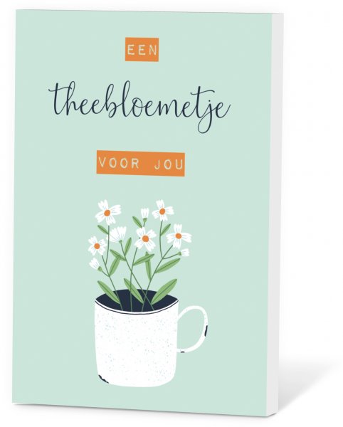 Thee in een Kaartje - Een theebloemetje voor jou