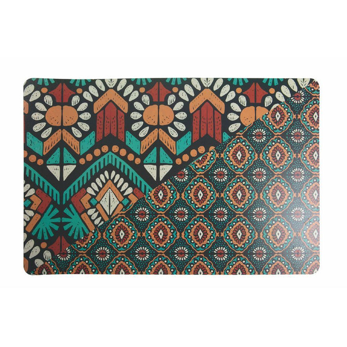 Villa d'Este Home Mon Afrique Placemat - Plastic - 45 x 30 cm - per 6 stuks