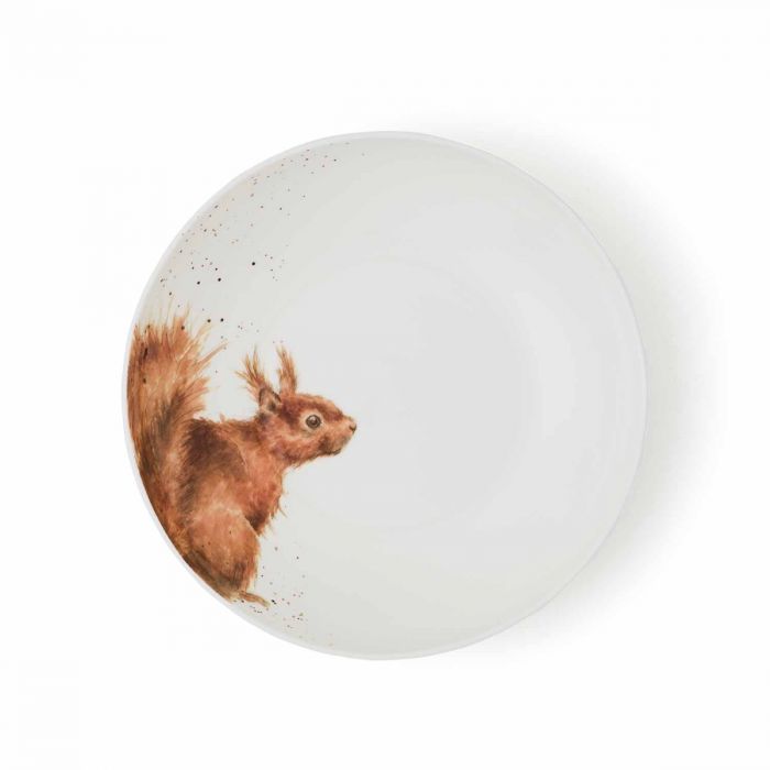 Wrendale Designs Squirrel Pastabord - Eekhoorn - Porselein - Ø 22 cm