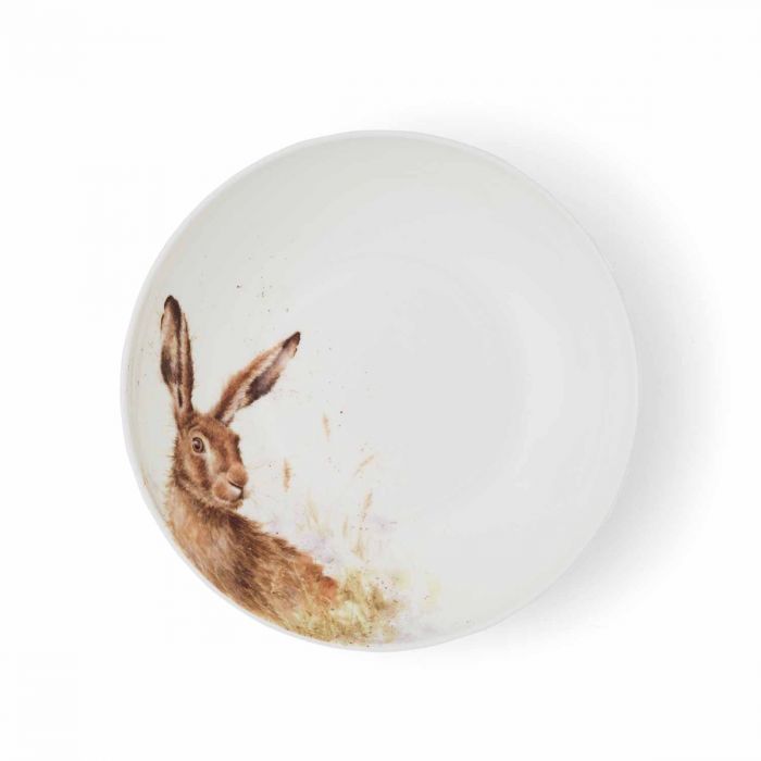 Wrendale Designs Hare Pastabord - Haas - Porselein - Ø 20 cm