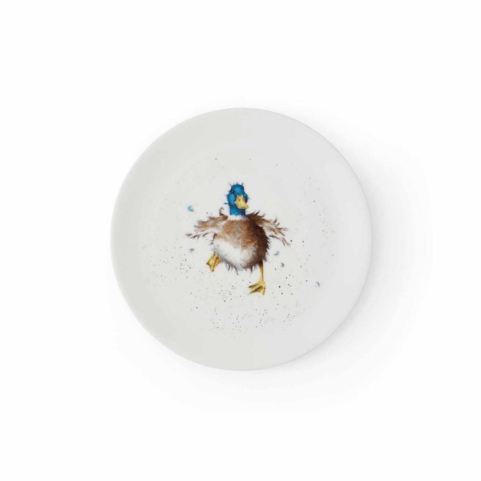 Wrendale Designs Duck Ontbijtbord - Eend - Porselein - Ø 20 cm