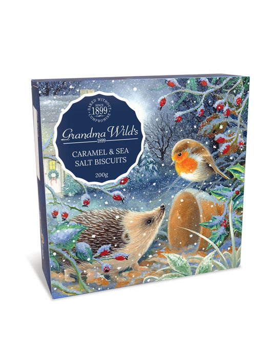 Grandma Wild's Caramel & Sea Salt Biscuits - 200 gram
