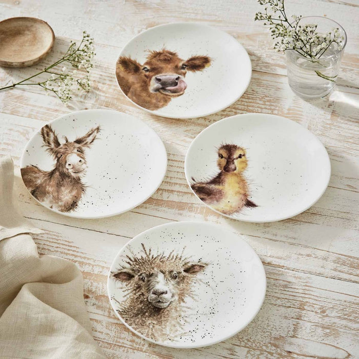 Wrendale Designs Sheep Gebaksbordje - Schaap - Porselein - Ø 16,5 cm