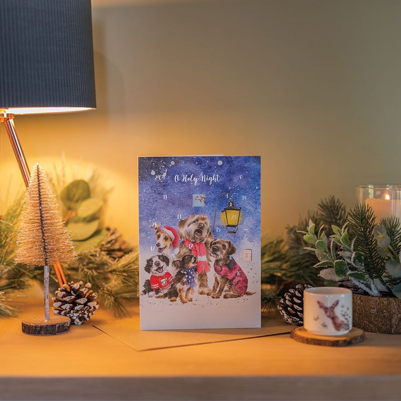 Wrendale Designs A Holy Night Advent Calendar Kaart