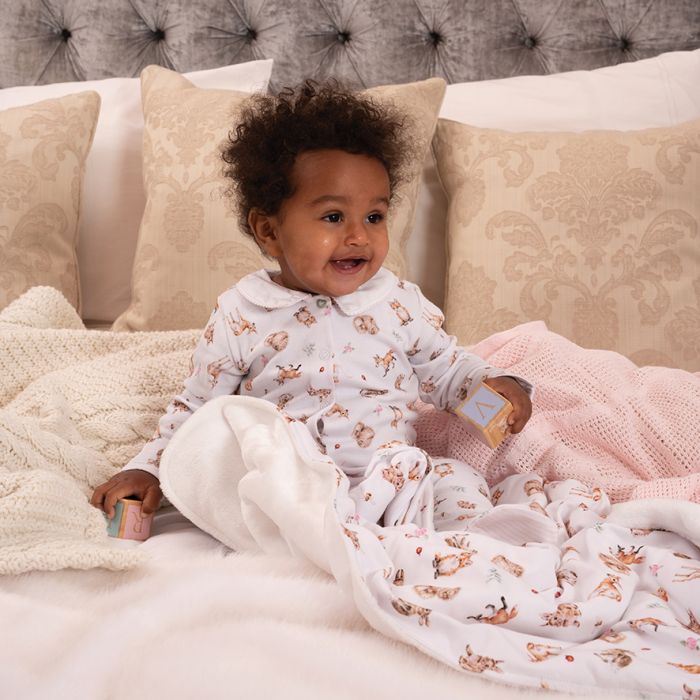 Wrendale Designs Little Forest Babydeken - 90 cm x 69 cm