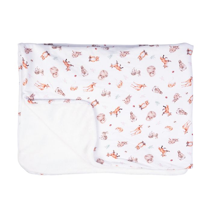 Wrendale Designs Little Forest Babydeken - 90 cm x 69 cm
