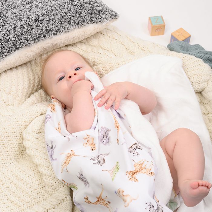 Wrendale Designs Little Savannah Babydeken - 90 cm x 69 cm