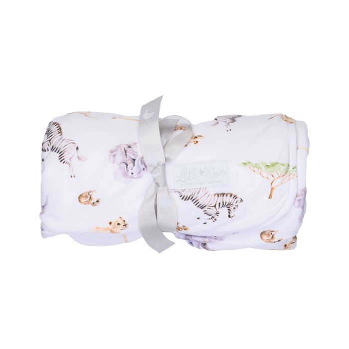 Wrendale Designs Little Savannah Babydeken - 90 cm x 69 cm