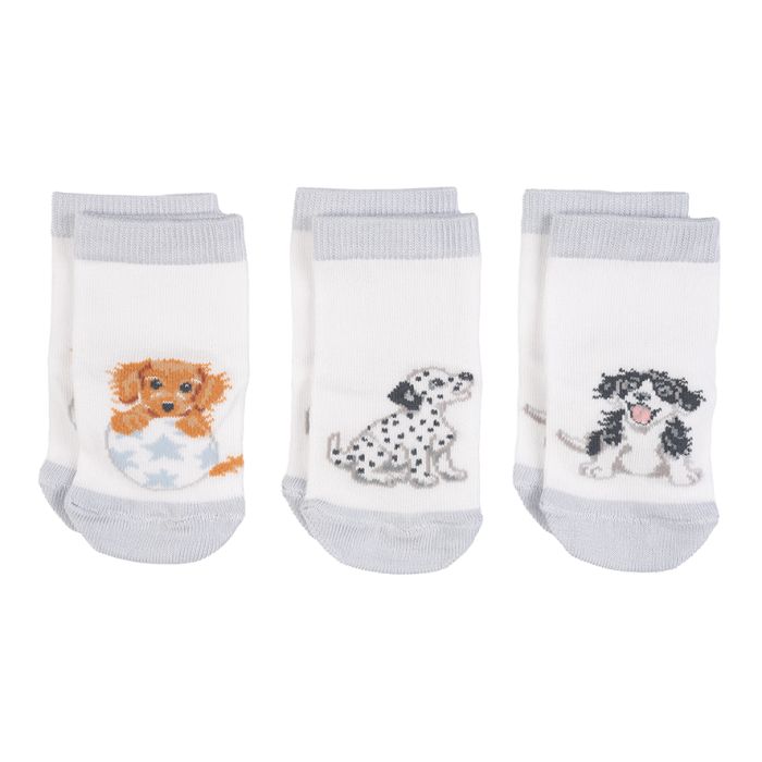 Wrendale Designs Little Paws Babysokjes - Set van 3