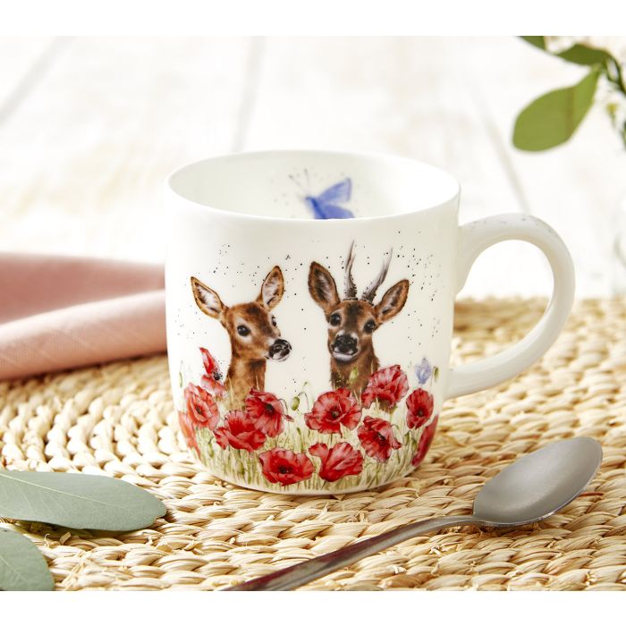 Wrendale Designs Deer To Me Beker - Fine Bone China - 300 ml