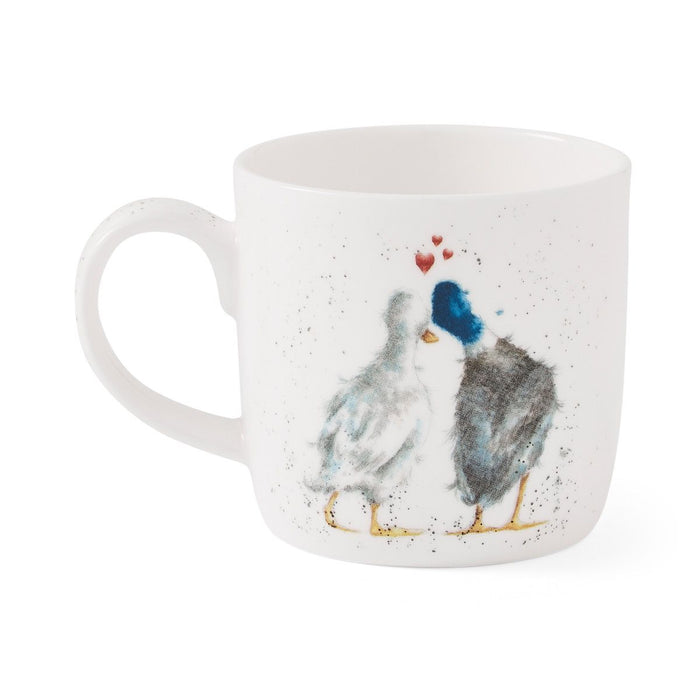 Wrendale Designs Duck Love Beker - Fine Bone China - 300 ml