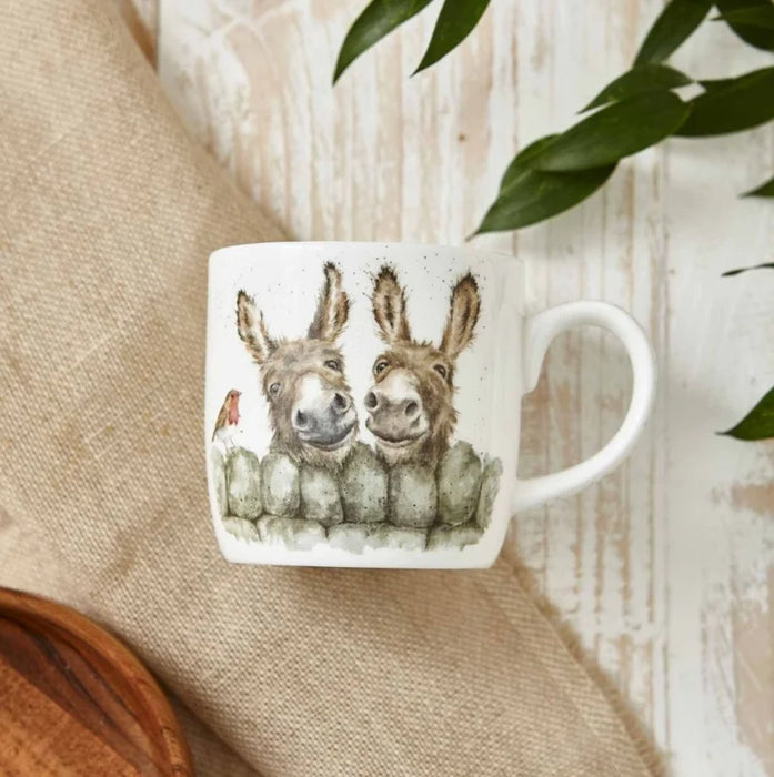 Wrendale Designs Hee Haw Beker - Fine Bone China - 300 ml