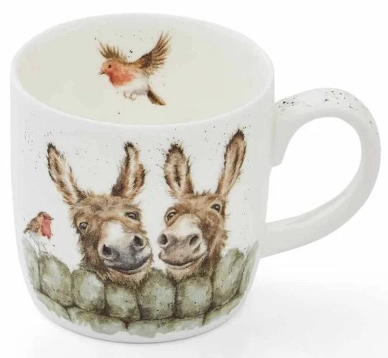 Wrendale Designs Hee Haw Beker - Fine Bone China - 300 ml