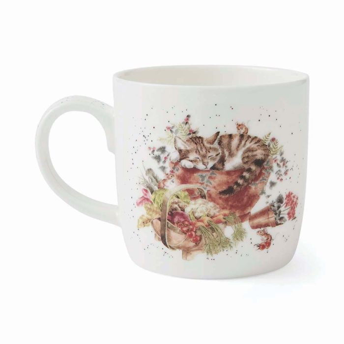 Wrendale Designs Sleeping on the Job Beker - Fine Bone China - 300 ml