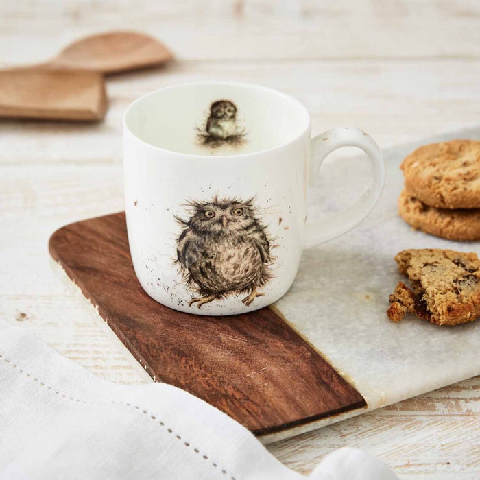 Wrendale Designs What a Hoot Beker - Fine Bone China - 300 ml