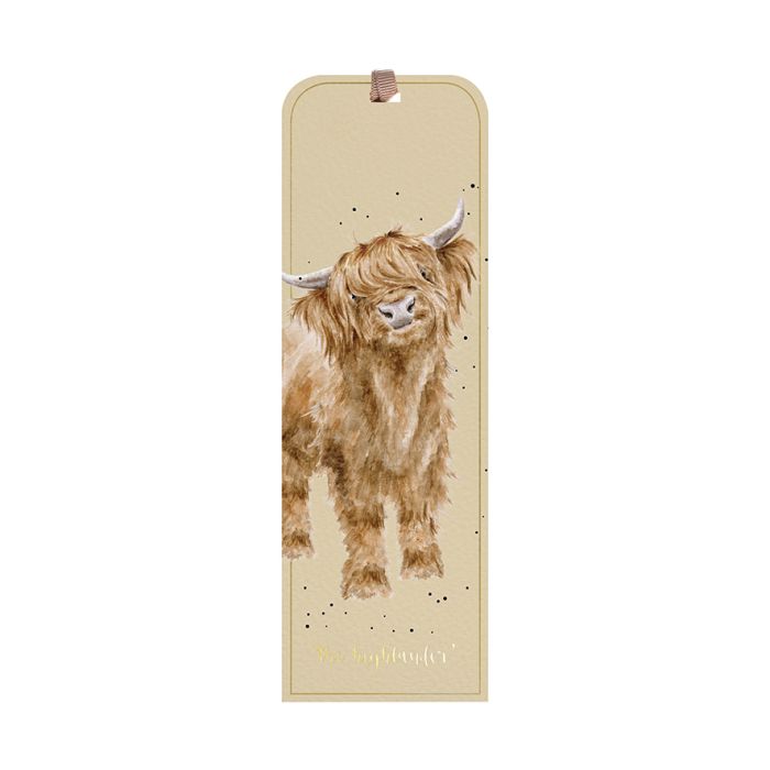 Wrendale Designs The Highlander Boekenlegger - Koe - 5 cm x 15 cm
