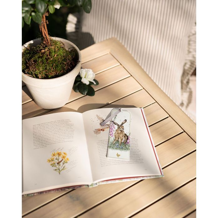 Wrendale Designs The Wild Garden Boekenlegger - Haas - 5 cm x 15 cm