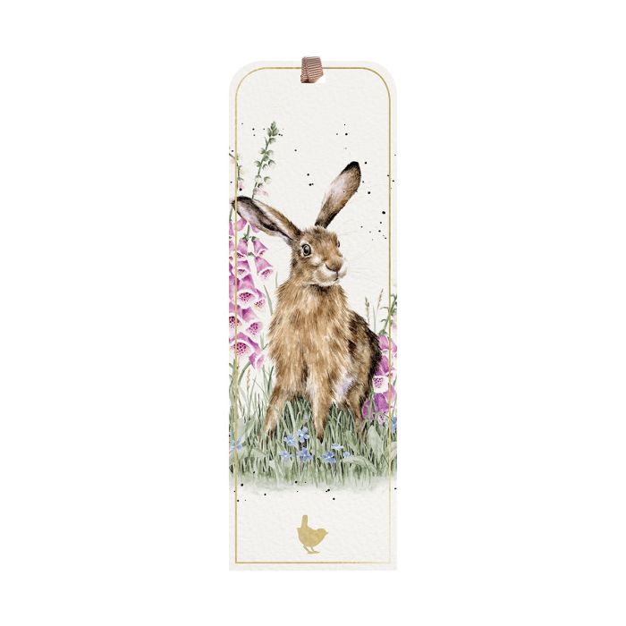 Wrendale Designs The Wild Garden Boekenlegger - Haas - 5 cm x 15 cm