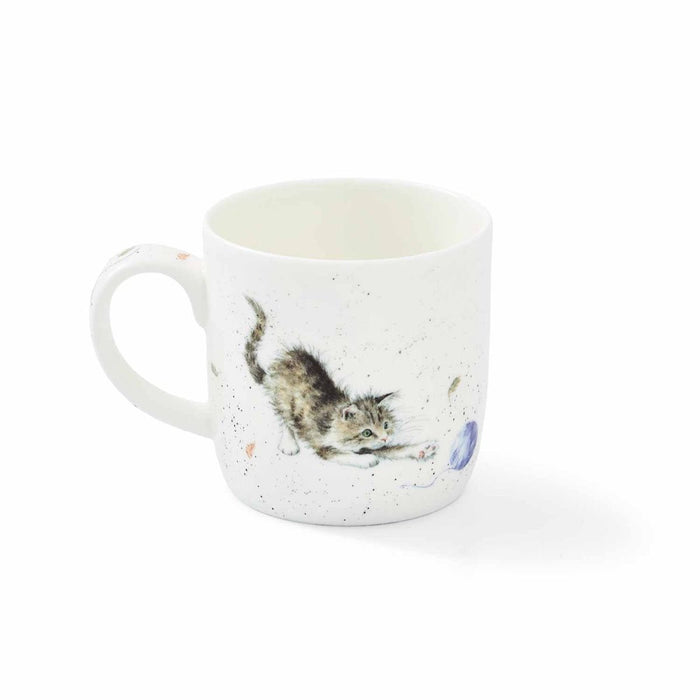 Wrendale Designs Cat and Mouse Beker - Kat en Muis - Fine Bone China - 300 ml