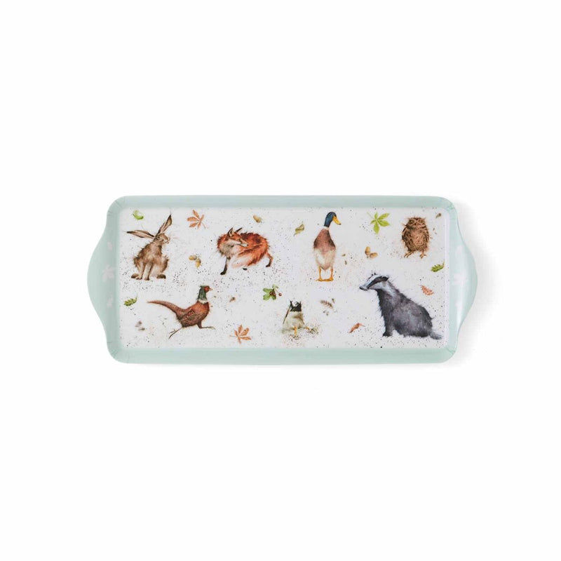 Wrendale Designs Country Animal Dienblad - Melamine - 38,5 cm x 16,5 cm