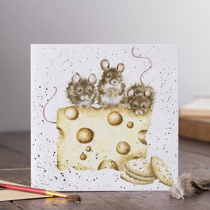 Wrendale Designs Crackers about Cheese Kaart