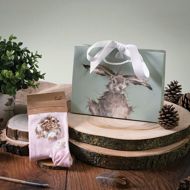Wrendale Designs Grinny Pig Damessokken