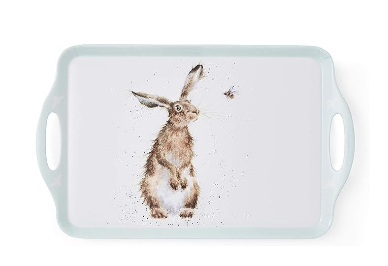 Wrendale Designs Hare and Bee Dienblad - Melamine - 48 cm x 29,5 cm