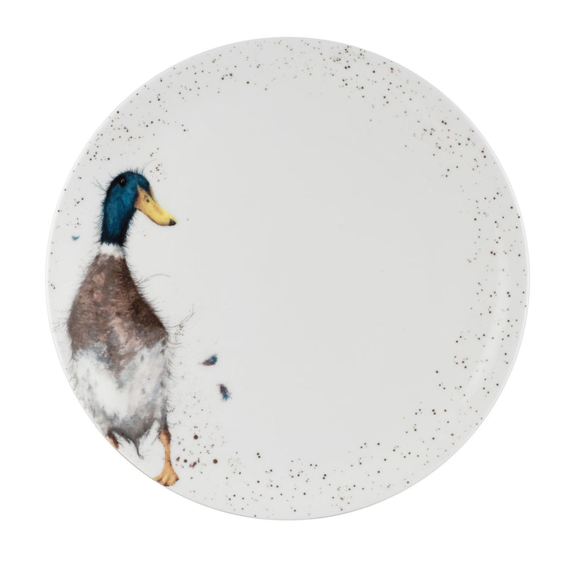 Wrendale Designs Duck Dinerbord - Eend - Porselein - Ø 26,7 cm